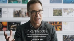 float-right "Instant Articles", with a giant headshot of some dude that doesn't even work for facebook.